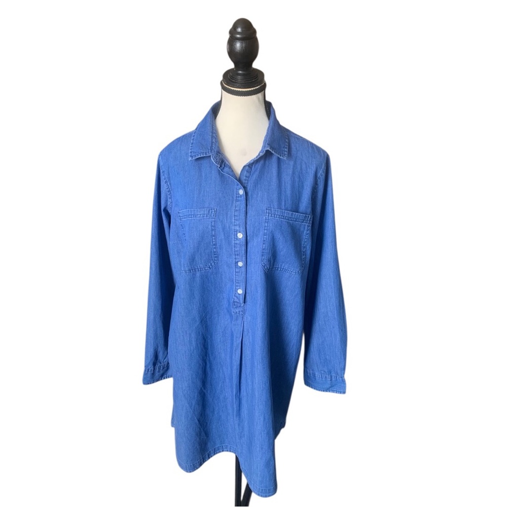 Old Navy denim chambray shirt dress - Picture 11 of 15